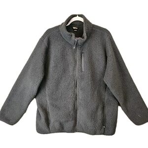 L.L. Bean Women's Charcoal Fleece Jacket NWTS Camping Hiking Jogging